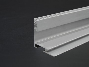 4CM氧化银卡布灯箱型材